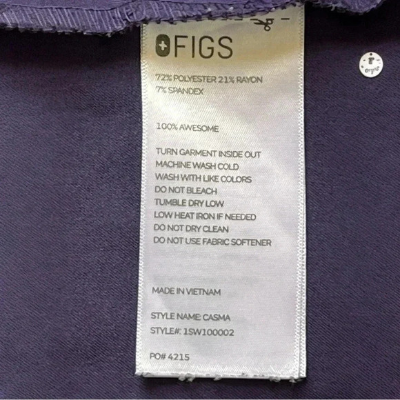 FIGS Casma‎ Technical Collection Scrub Top Women's Size 6XL - Picture 5 of 5